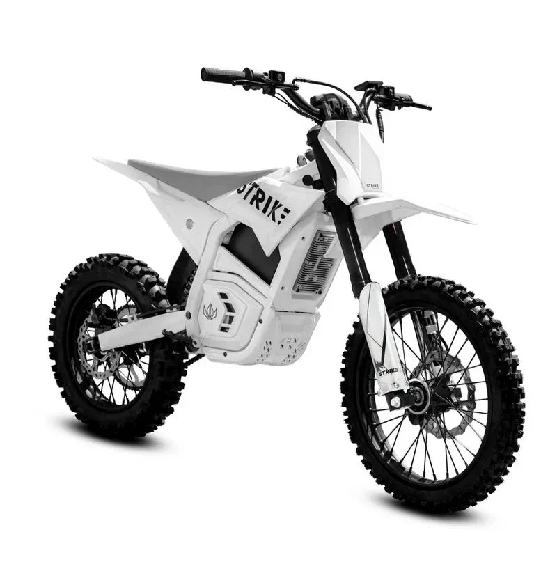 strike shadow 60v ebike on a white background