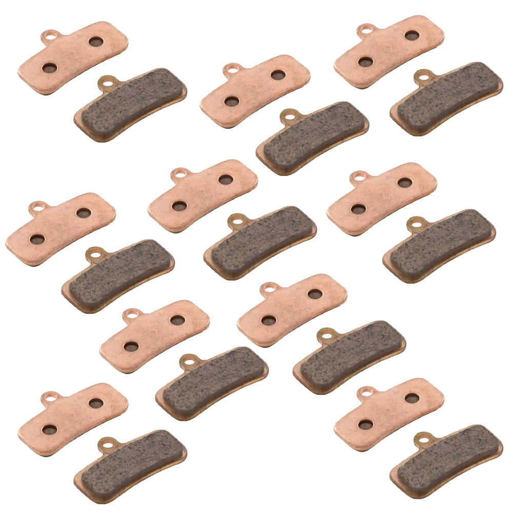 10 sets of brake pads for surron light bee talaria and eride pro on white background