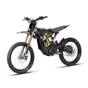 2025 Surron Light Bee X electric dirt bike in black side-view