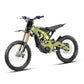 2025 Surron Light Bee X electric dirt bike in green side-view