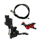 Hope Tech 4 V4 rear foot brake kit installed on Surron Light Bee X – Black & Red caliper