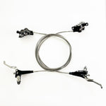 DEEPS G500 4-piston hydraulic brake kit for Surron Light Bee, Talaria XXX/MX3/MX4, E-Ride Pro SS – front & rear view