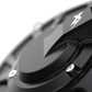 EBMX XLB-60 RACE air-cooled motor, glossy black casing with embossed lightning-bolt logo, close-up angled view