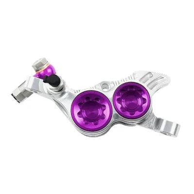 Hope Tech 4 V4 Brake Caliper Silver Purple