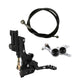 Hope Tech 4 V4 rear foot brake kit installed on Surron Light Bee X – Silver & Black caliper