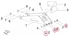 Bearing Kit | Swingarm | Surron LBX | E Ride Pro S and 2.0