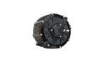 EBMX XLB-60 CORE motor for Surron, black finned housing with vented bolt-on end cover and center output hub