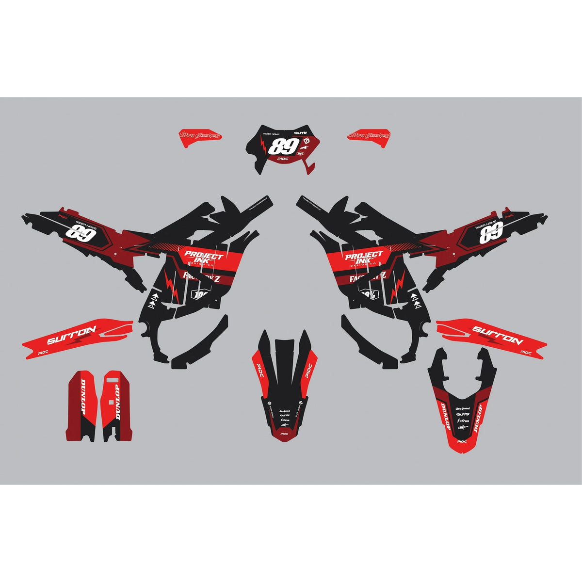 Apex Surron Ultra Bee Graphics Kit, image 2
