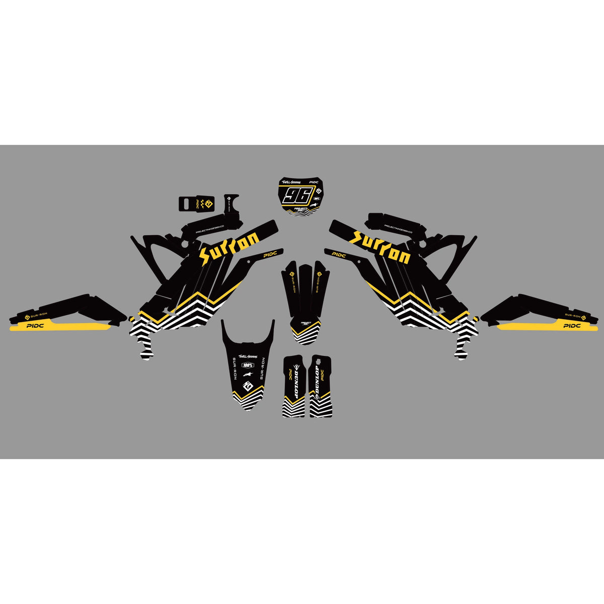 Bolt Surron Light Bee Graphics Kit, image 2