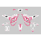 Cherry Blossom Surron Ultra Bee Graphics Kit, image 2