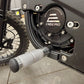 Eride Pro Mini Shift Lock Kit Installed Close Up Silver Version