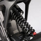 Eride Pro SR rear shock and linkage close up