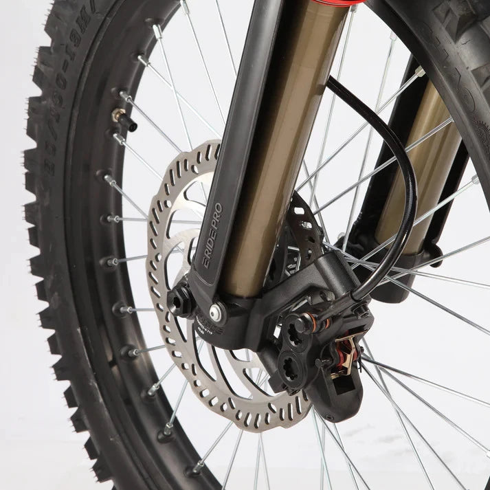 FASTACE front fork and hydraulic disc brake on Eride Pro SS 3.0