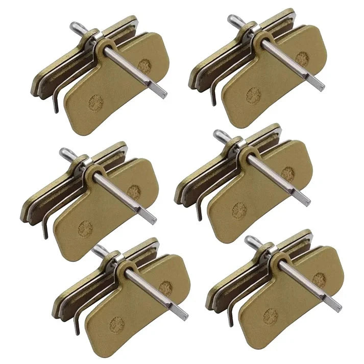 eride pro ss brake pads sintered 6 sets with white background