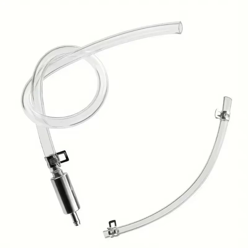 factoryz brake bleed check valve and brake hose on a white background