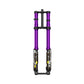 Fast Ace AHX12RV 3.0 fork, purple anodized stanchions 200 mm travel upgrade for Sur‑Ron/Talaria electric dirt bikes