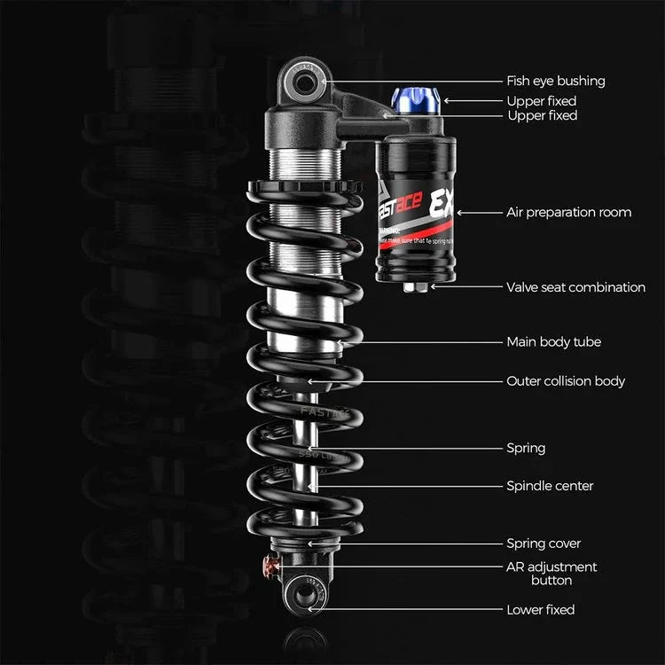 spec sheet for fastace rear shock