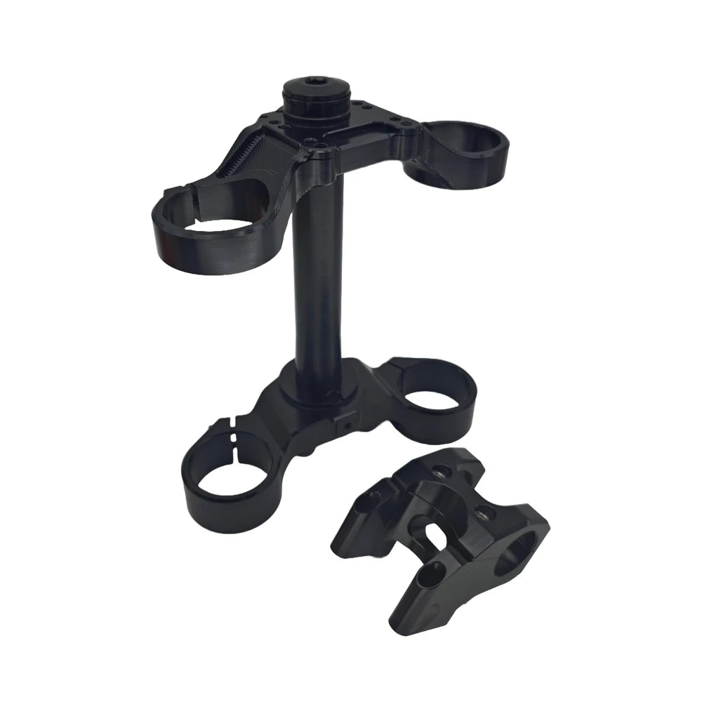 black fastace dropcrown triple clamp compatible with fastace forks