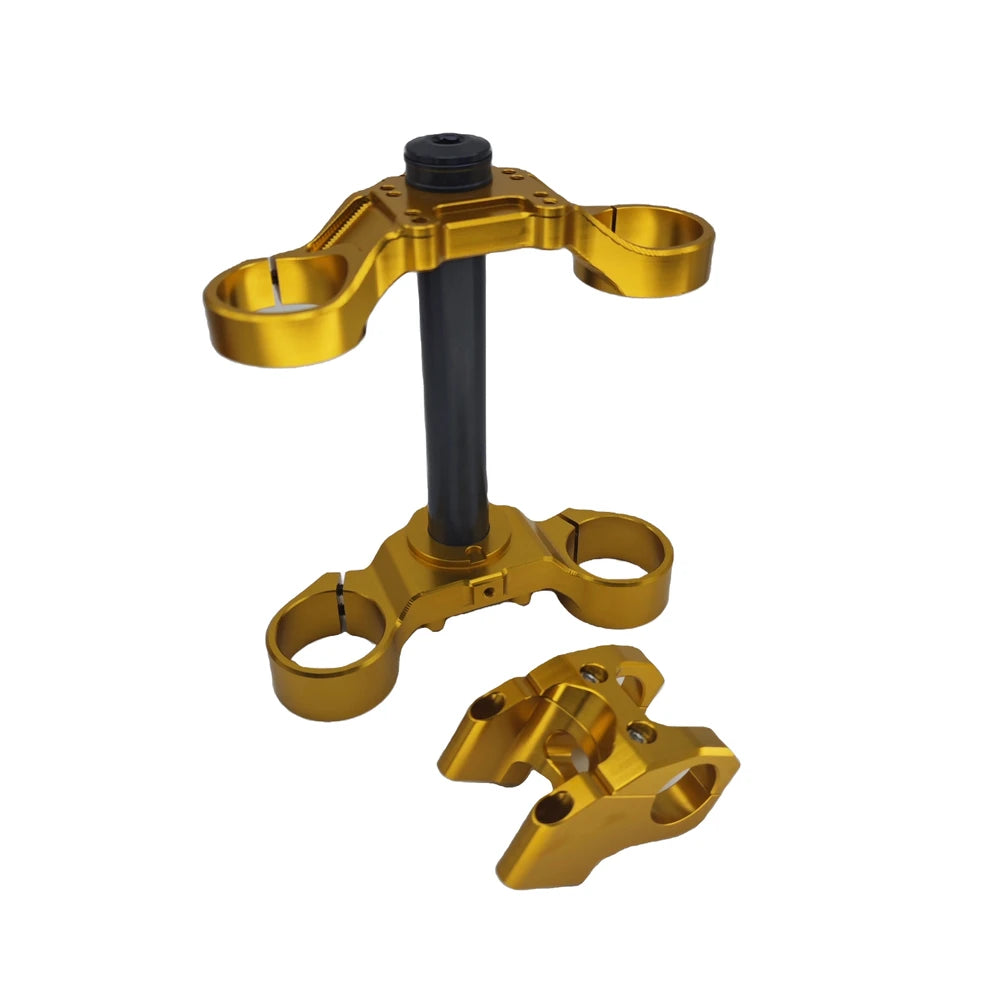 gold fastace triple clamp dropcrown for eride pro and talaria