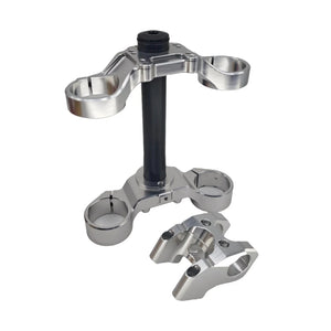 silver fastace dropcrown triple clamp for fastace alx13rc and ahx12rv forks