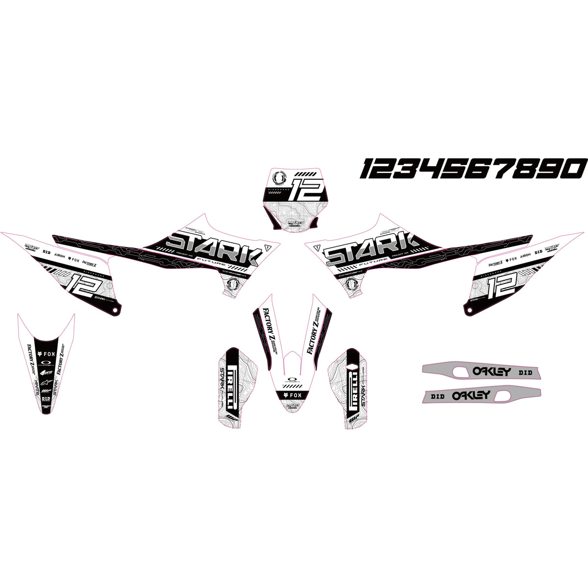 Ghost Line Stark Varg Graphics Kit, image 2