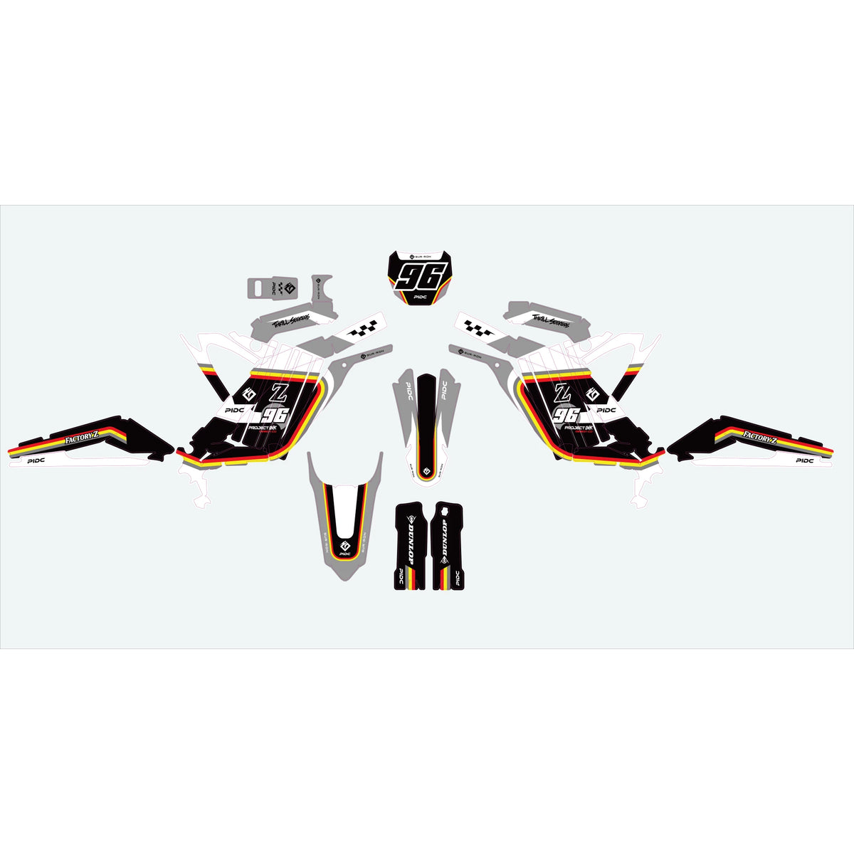 Legacy Surron Light Bee Graphics Kit, image 2