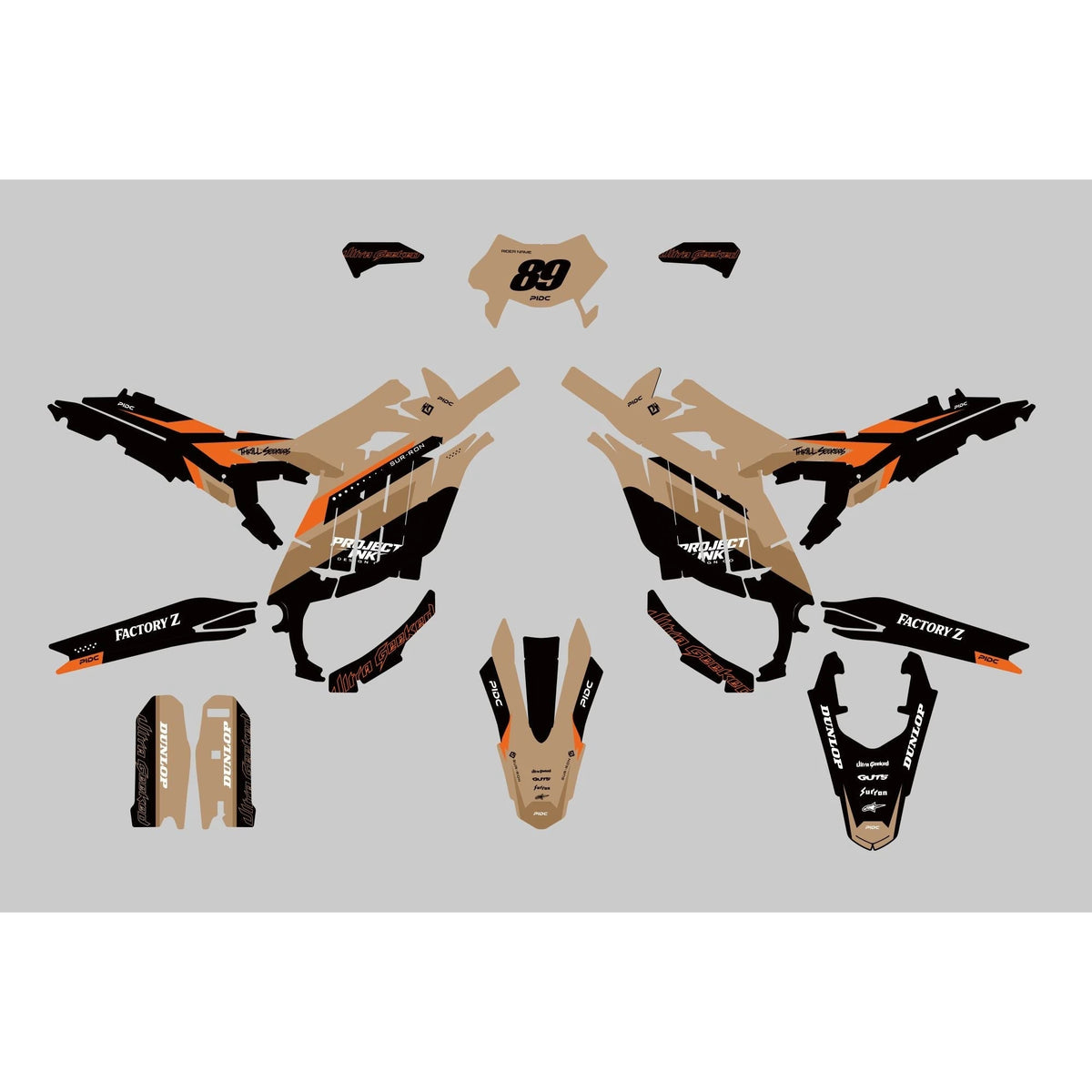 Nomad Surron Ultra Bee Graphics Kit, image 2
