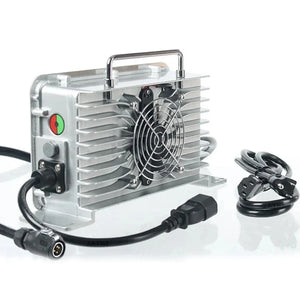 surron ultra bee charger left front angle on white background