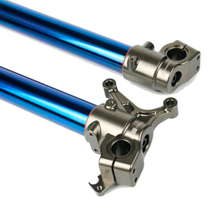 pure racing traxion s tiain CNC drop outs close up