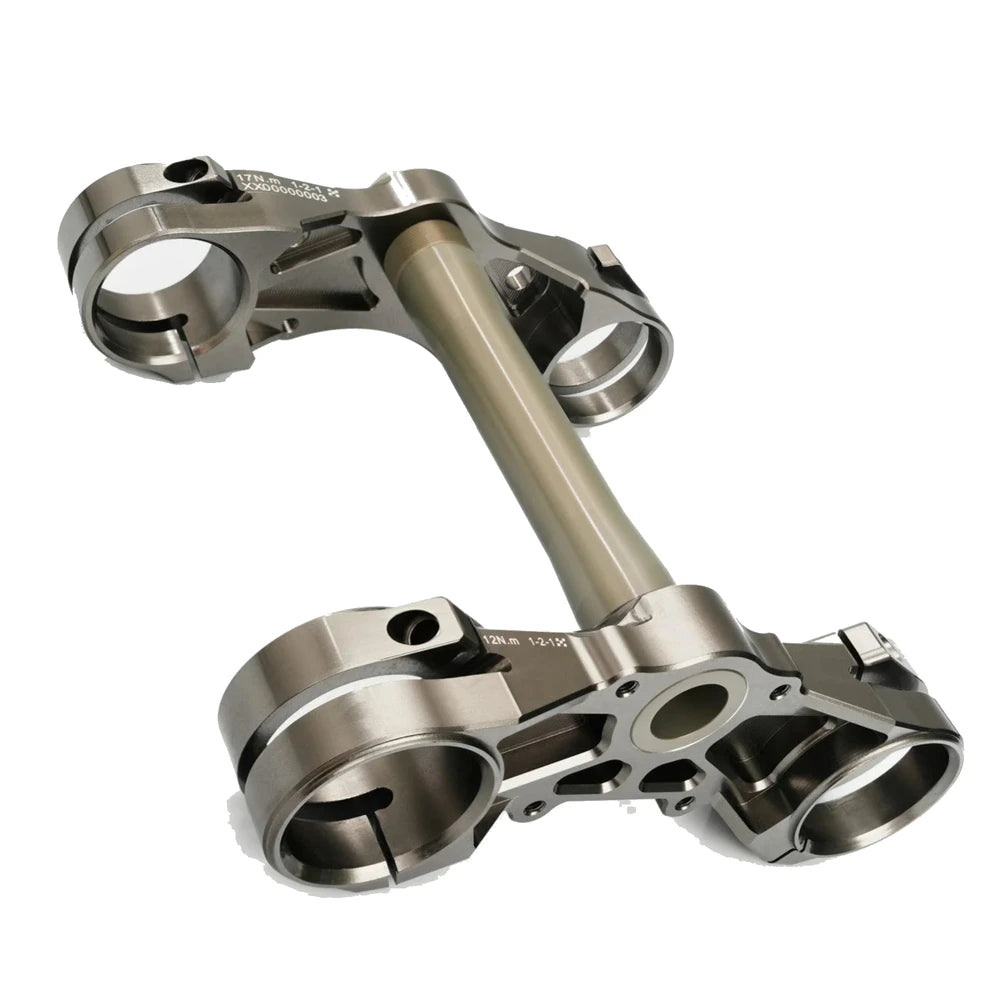 pure racing traxion s tiain triple clamp side view