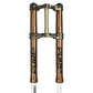 Pure Traxion fork front view upper stanchions and long 260 mm travel for Surron Ultra Bee