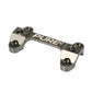 CNC top handlebar clamp from the Pure Traxion triple clamp set