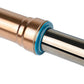Close view of the wiper seal and stanchion on the Pure Traxion fork