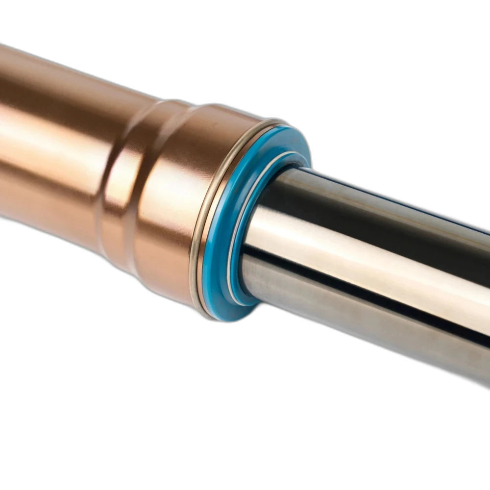 Close view of the wiper seal and stanchion on the Pure Traxion fork