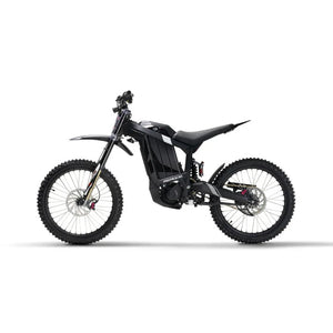 Side profile of the Rerode R1 electric dirt bike with forged 6061-T6 frame