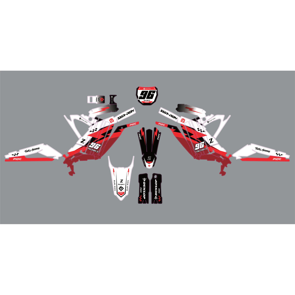 Riot Surron Light Bee Graphics Kit, image 2