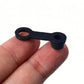 Replacement rubber bleeder nipple cover for surron moto brakes bottom side angle on a white background 