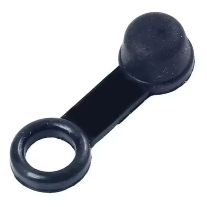 Replacement rubber bleeder nipple cover for surron moto brakes on a white background 