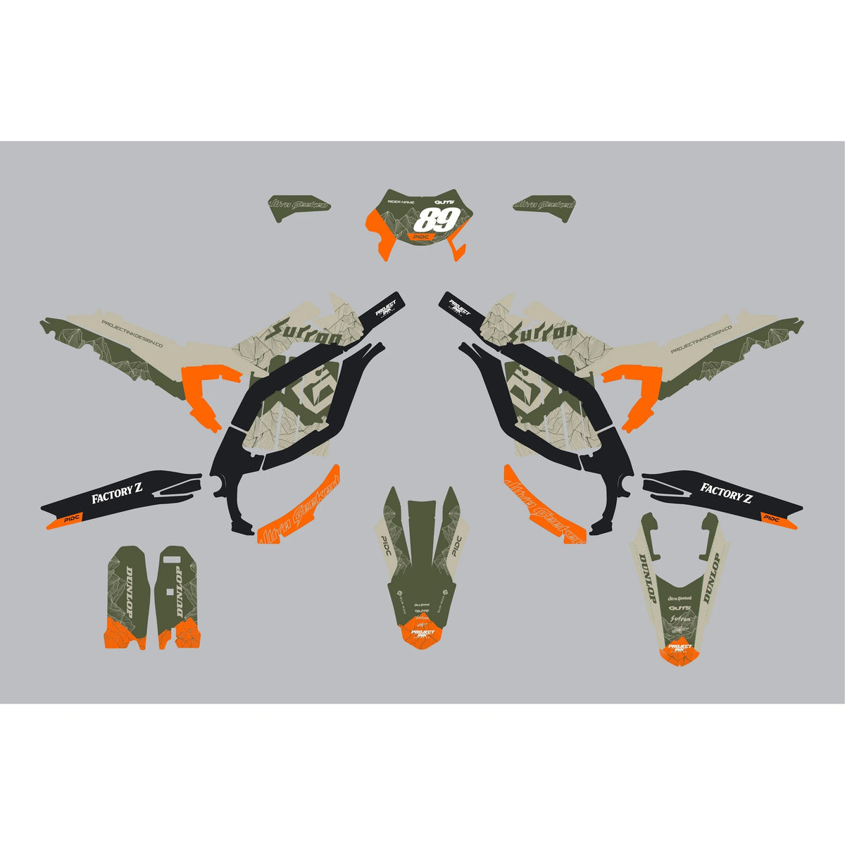 Sandbox Surron Ultra Bee Graphics Kit, image 2