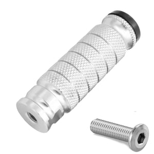 Shift Lock Peg for Surron Talaria Eride Pro, made from 6061 T6 aluminum, includes bolt and nut, silver color.