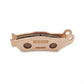 1 set of front brake pads for stark varg on a white background