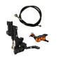Hope Tech 4 V4 rear foot brake kit installed on Surron Light Bee X – Black & Orange caliper