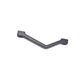 Black 220mm Surron caliper spacer mount, side view showing bolt holes