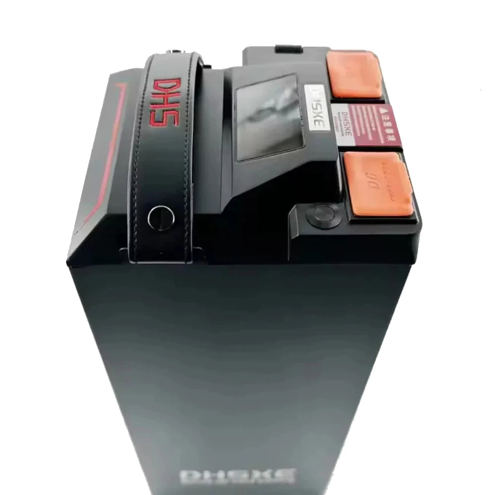top side view of the 72 volt 50 amp hour dhs battery for surron light bee