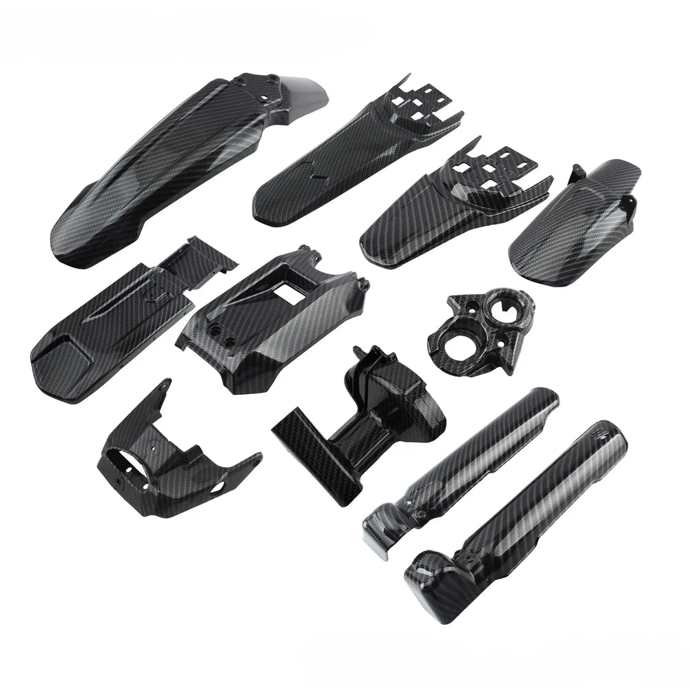 entire kit of carbon fiber water transferred parts for surron light bee