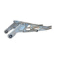 front side angle of surron extended swing arm, silver