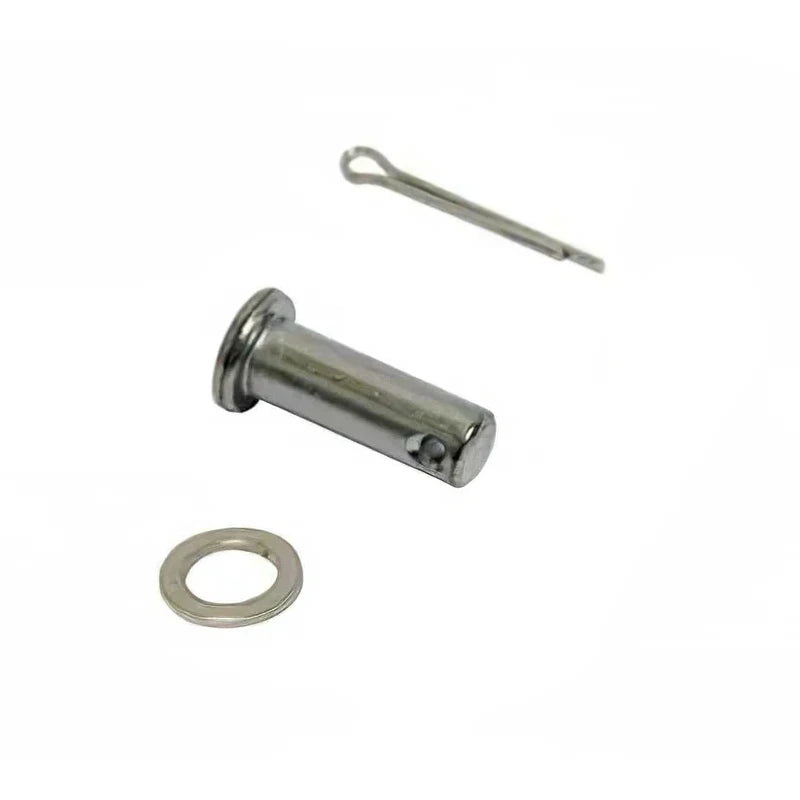 Surron foot brake master cylinder clevis pin kit, zinc-plated steel clevis pin with split cotter pin and flat washer