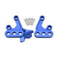 Two blue Surron footpeg brackets (6061 T6 aluminum) for Light Bee/Eride Pro SS