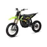 Surron Hyper Bee 2025 electric pit bike three quarter view in black graphics