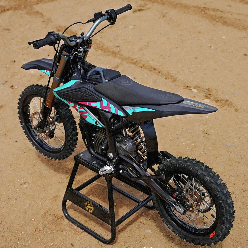 Surron Hyper Bee in use on a sand track
